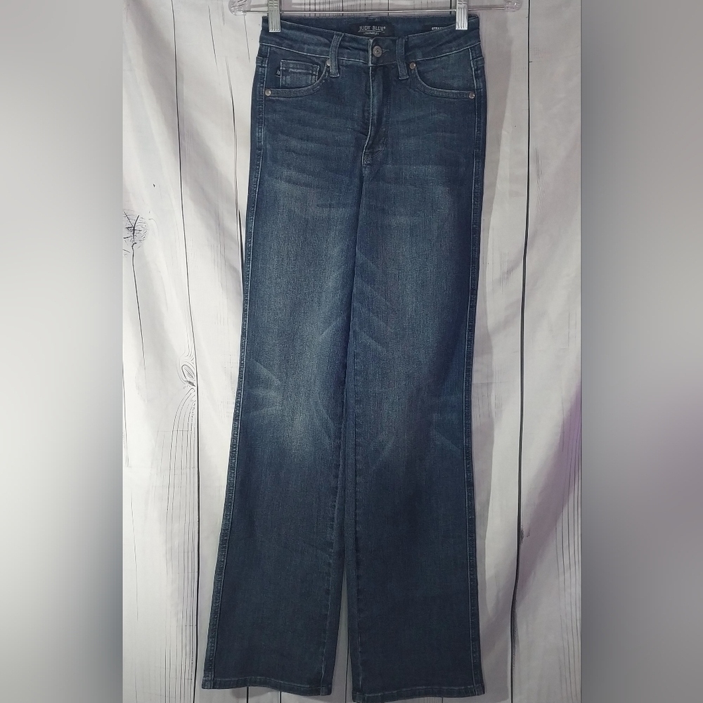 Judy Blue Straight Leg Dark Wash Jeans